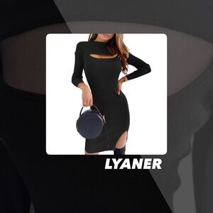 EUC Lyaner Cut Out Bodycon Dress
